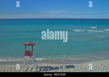 Varadero, eine atemberaubende Beach Resort Destination, die Kuba der schmalen Halbinsel Hicacos, ist ein beliebter Urlaubsort. Stockfoto