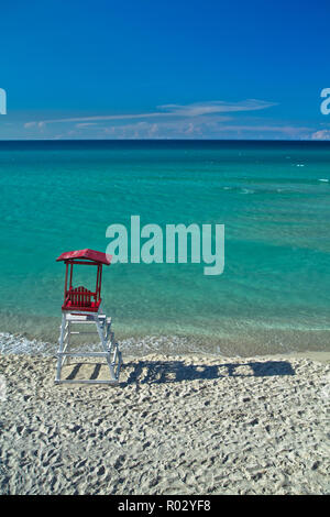 Varadero, eine atemberaubende Beach Resort Destination, die Kuba der schmalen Halbinsel Hicacos, ist ein beliebter Urlaubsort. Stockfoto