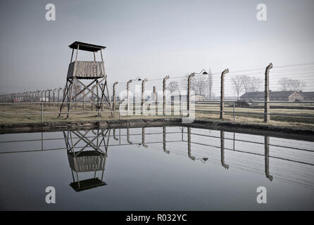 KZ Auschwitz, Polen Stockfoto