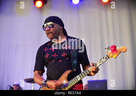 Die White Party Konzert im Miramar Regional Park Amphitheater mit: Ernie Isley von Isley Brothers, Wo: Miramar, Florida, United States Wenn: 29 Sep 2018 Credit: Johnny Louis/WENN.com Stockfoto