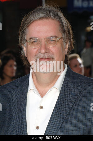 Matt Groening an der Simpsons anreisen, der Film Premiere an der Westwood Theatre in Los Angeles. headshot Augenkontakt GroeningMatt 218 Red Carpet Event, Vertikal, USA, Filmindustrie, Prominente, Fotografie, Bestof, Kunst, Kultur und Unterhaltung, Topix Prominente Fashion/Vertikal, Besten, Event in Hollywood Leben - Kalifornien, Roter Teppich und backstage, USA, Film, Stars, Film Stars, TV Stars, Musik, Promis, Fotografie, Bestof, Kunst, Kultur und Unterhaltung, Topix, headshot, vertikal, eine Person aus dem Jahr 2007, Anfrage tsuni@Gamma-USA.com Stockfoto