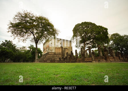 13. jahrhundert Tempel Verankerung, Wat Si Chum in Sukhothai, Thailand. Stockfoto