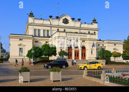 Die bulgarische Nationalversammlung Gebäude (1886) in Sofia, Bulgarien Stockfoto