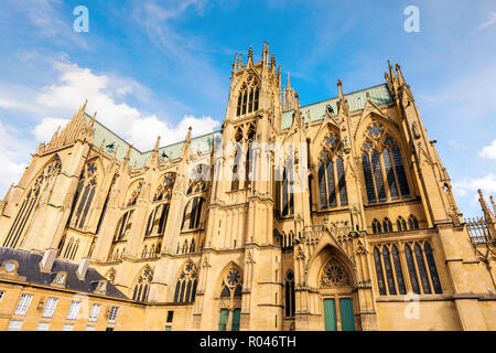 Dom zu St. Stephan in Metz. Metz, Grand Est, Frankreich. Stockfoto