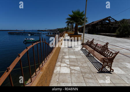 Verlassenen Hafen/Marina in Santa Rosalia, BCS, Mexiko Stockfoto