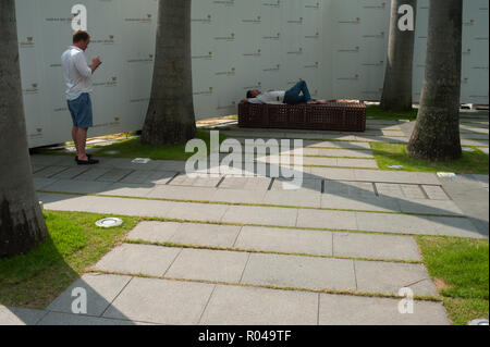 Republik Singapur, nap in der Marina Bay Sands Stockfoto