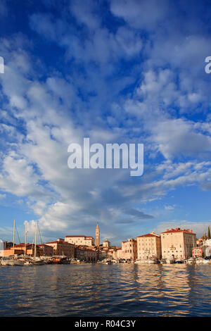 Piran Hafen, Piran, Primorska, Adria, Slowenien Stockfoto