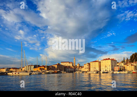 Piran Hafen, Piran, Primorska, Adria, Slowenien Stockfoto