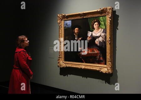 Die National Gallery Lorenzo Lotto Stockfoto