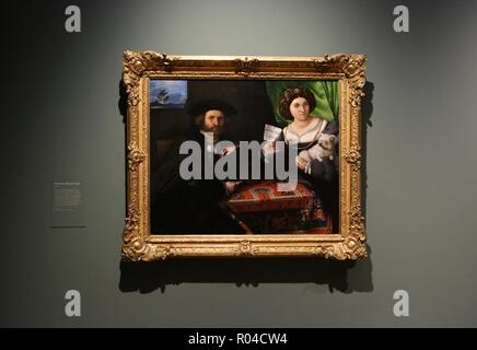 Die National Gallery Lorenzo Lotto Stockfoto