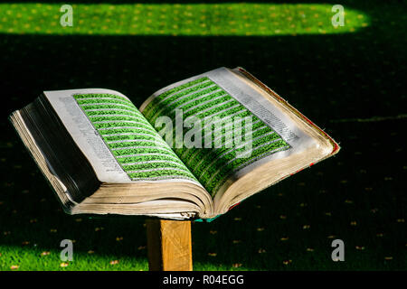 Der Heilige Koran, Koran, im wahrsten Sinne des Wortes die Rezitation', ist die zentrale religiöse Text des Islam Stockfoto