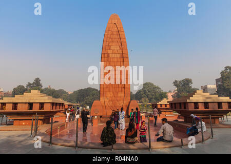 Jallianwala Bagh Memorial Garden, Amritsar, Punjab, Indien, Asien Stockfoto