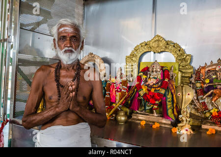 Die Nadi Hindu Tempel, Viti Levu, der Republik Fidschi, südpazifischen Inseln, Pazifik Stockfoto