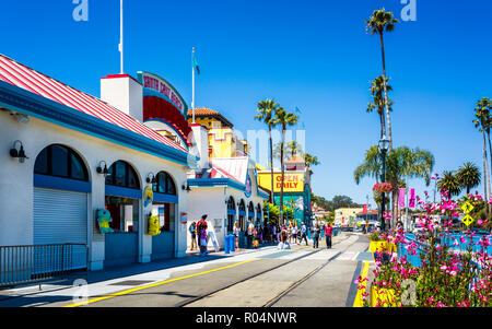 Santa Cruz Boardwalk, Santa Cruz, Kalifornien, Vereinigte Staaten von Amerika, Nordamerika Stockfoto