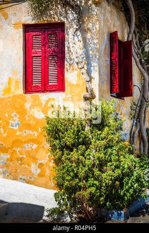 Bunte Wände in Athen, Attika, Griechenland, Europa Stockfoto