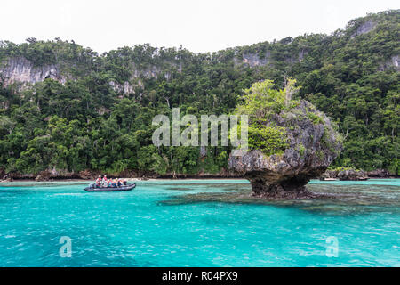 Sternzeichen Tour der Insel Vanua Yageta, Nördliche Lau Group, der Republik Fidschi, südpazifischen Inseln, Pazifik Stockfoto