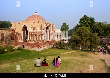 Qutub Minar, UNESCO-Weltkulturerbe, Delhi, Indien, Asien Stockfoto