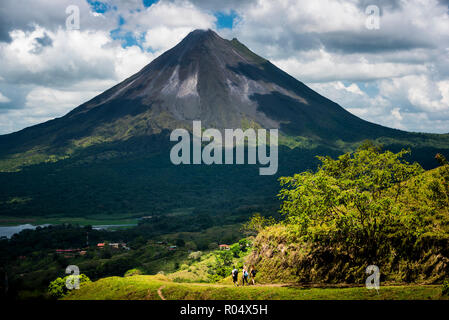 Der Vulkan Arenal, der Provinz Alajuela, Costa Rica, Mittelamerika Stockfoto