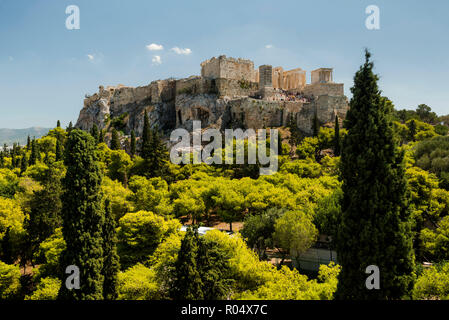 Akropolis, UNESCO-Weltkulturerbe, Athen, Attika, Griechenland, Europa Stockfoto