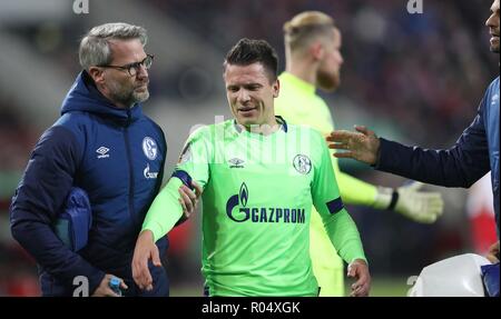 Firo: 31.10.2018 Fußball, 1.Bundesliga, Saison 2018/2019, DFB-Pokal, Tasse, 1.FC Köln Köln - FC Schalke 04 Konoplyanka | Verwendung weltweit Stockfoto