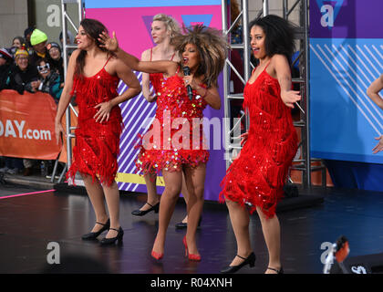 New York, USA. 31. Okt 2018. Sheinelle Jones besucht die NBC "heute" Halloween 2018 am Rockefeller Plaza am 31. Oktober 2018 in New York City. Credit: Erik Pendzich/Alamy leben Nachrichten Stockfoto