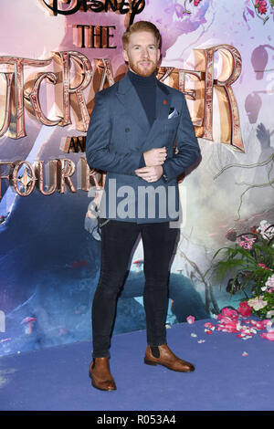 LONDON, GROSSBRITANNIEN. November 01, 2018: Neil Jones bei der Europäischen Premiere von "Der Nussknacker und der vier Bereiche' an der Vue Westfield, Weiße Stadt, London. Bild: Steve Vas/Featureflash Credit: Paul Smith/Alamy leben Nachrichten Stockfoto