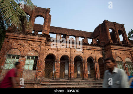 Ein altes Wohnhaus in Panam City in Sonargaon, wurde während der Mughal Periode im 16. Jahrhundert erbaut. Panam City ist ein einzigartiges Beispiel der frühen u Stockfoto