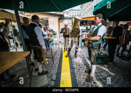Festival in Salzburg, Österreich, Europa. Stockfoto
