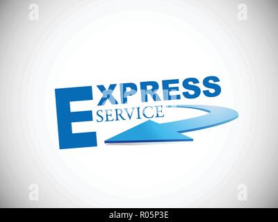 Express Delivery Symbole. Vector Illustration Stock Vektor