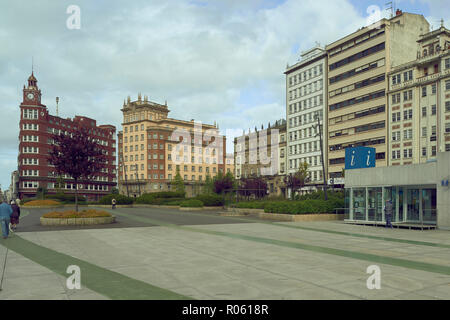 Tourismus Büro in der Plaza de España del Ferrol, A Coruña, Galizien, Spanien, Europa Stockfoto