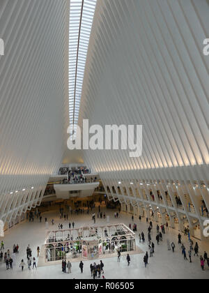 WESTFIELD WORLD TRADE CENTER, in der Nähe des 9/11 Katastrophe in Manhattan, New York. Foto: Tony Gale Stockfoto