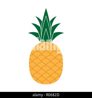Süße pineaple Vektor icon. Abbildung für Ihr Design Stock Vektor