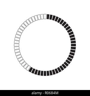 Countdown digitale Zeitschaltuhr Vektor icon Stock Vektor