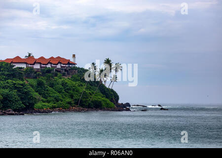 Schöne Aussicht auf den tropischen Küste in Mirissa, Sri Lanka Stockfoto