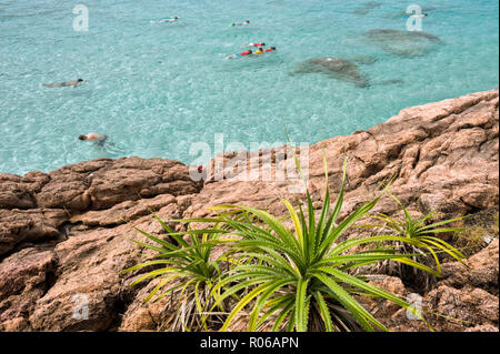 Malaysia, Insel Redang Redang Island ist bekannt für sein kristallklares Wasser, weisse Sandstrände Stockfoto