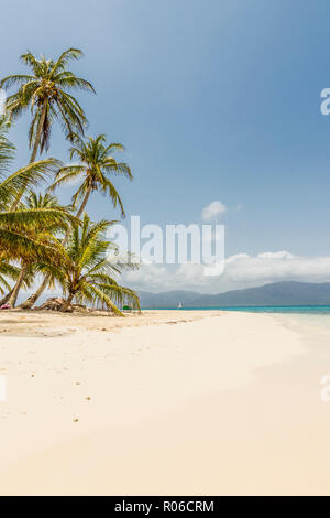 Die schöne Insel Pelicano in den San Blas Inseln, Kuna Yala, Panama, Mittelamerika Stockfoto