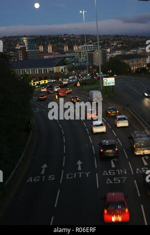 Verkehr Gebäude in Sheffield Stockfoto