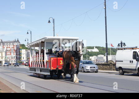 Insel Man Transport Stockfoto