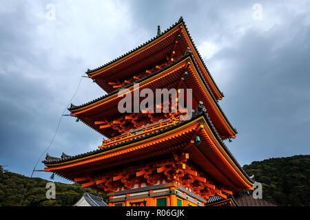 Japans Kyoto Kiyomizu Tempel Stockfoto