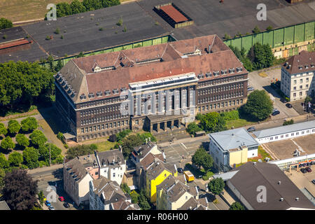 Luftaufnahme, ehemaligen Hoesch Werk an der Rheinischen Straße, ehemalige Supply Office Dortmund, Dortmund, Ruhrgebiet, Nordrhein-Westfalen, Deutschland, DEU Stockfoto