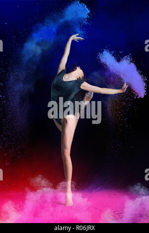Junge Frauen in den Tanz Ballett Stockfoto