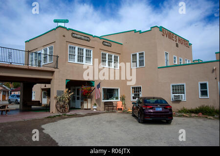 Die historische Symes Hotel in Hot Springs, Montana Stockfoto