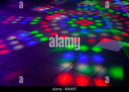 Nahaufnahme von Night Club laser Lights Serie von australischen Gay Bar und Nachtclub Stockfoto