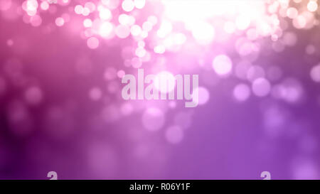 3D-Rendering leichte Unschärfe der Lichtpunkte für den Hintergrund. Abstrakte bokeh Lichter Hintergrund Stockfoto