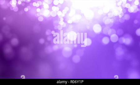 3D-Rendering leichte Unschärfe der Lichtpunkte für den Hintergrund. Abstrakte bokeh Lichter Hintergrund Stockfoto
