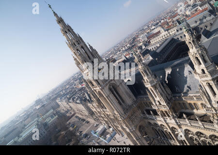 Wien, Ringstraße, Rathaus - Wien, Ringstraße, Rathaus Stockfoto