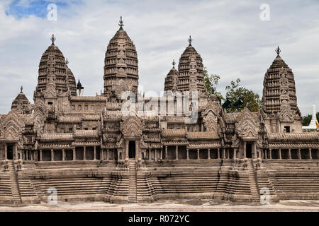 Modell von Angkor Wat, Wat Phra Kaew, Bangkok, Thailand. Stockfoto