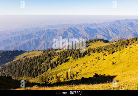 Zentralasien, Kasachstan, Almaty, Ile Alatau Nationalpark Stockfoto