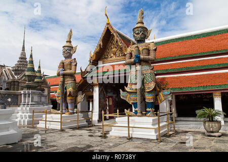 Sanam Chai Tor im Wat Phra Kaew, Bangkok, Thailand. Stockfoto