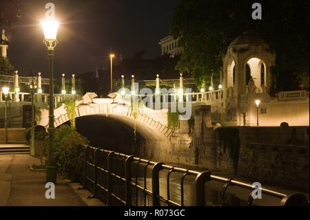 Wien, Stadtpark, Wienflussmündung, Friedrich Ohmann und Josef Hackhofer 1903-1907 Stockfoto